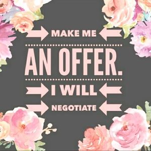 I am happy to consider an offer!